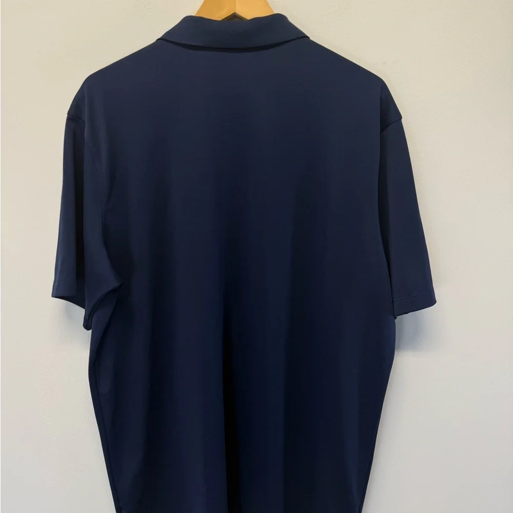 Nike Dri-Fit Michigan Wolverines Football Navy Polo Shirt Embroidered Men’s XL